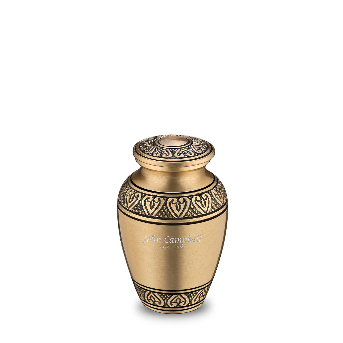 Keepsake Classic Gold Cremation Urn - COMFORT by LoveUrns