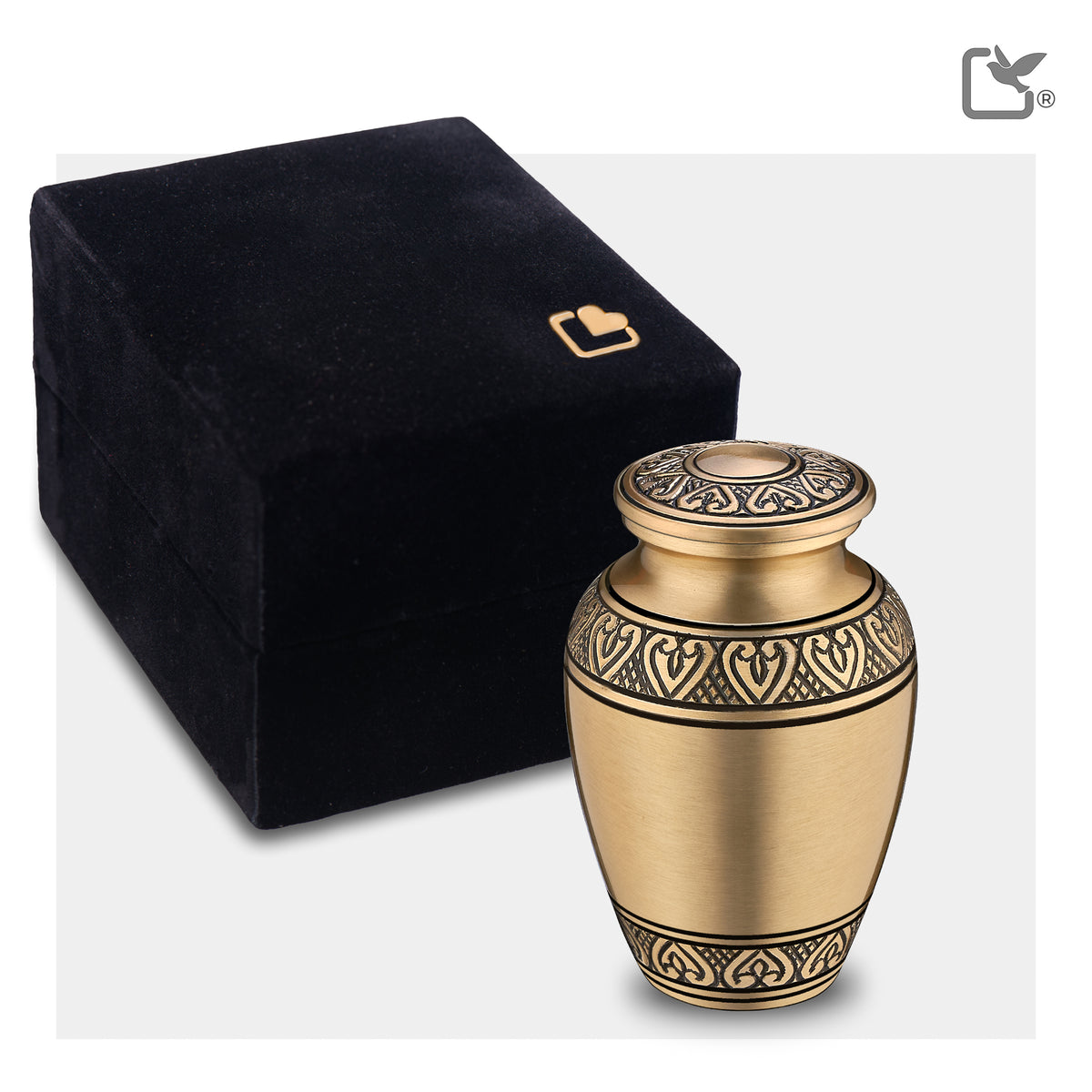 Keepsake Classic Gold Cremation Urn - COMFORT by LoveUrns