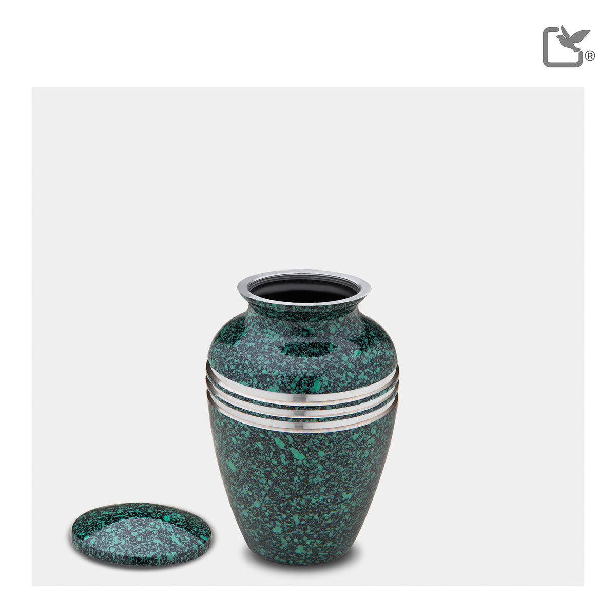 Keepsake Speckled Emerald Cremation Urn - COMFORT by LoveUrns