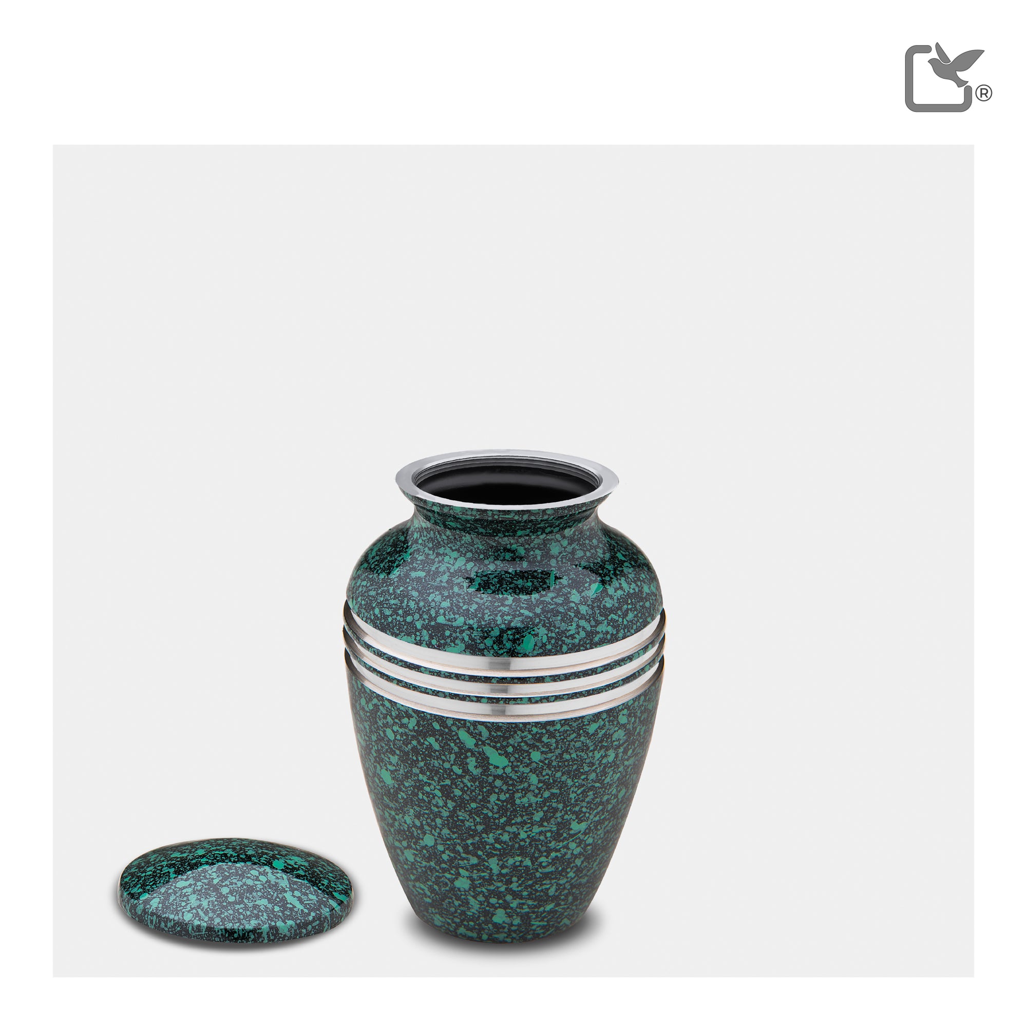 Keepsake Speckled Emerald Cremation Urn - COMFORT by LoveUrns