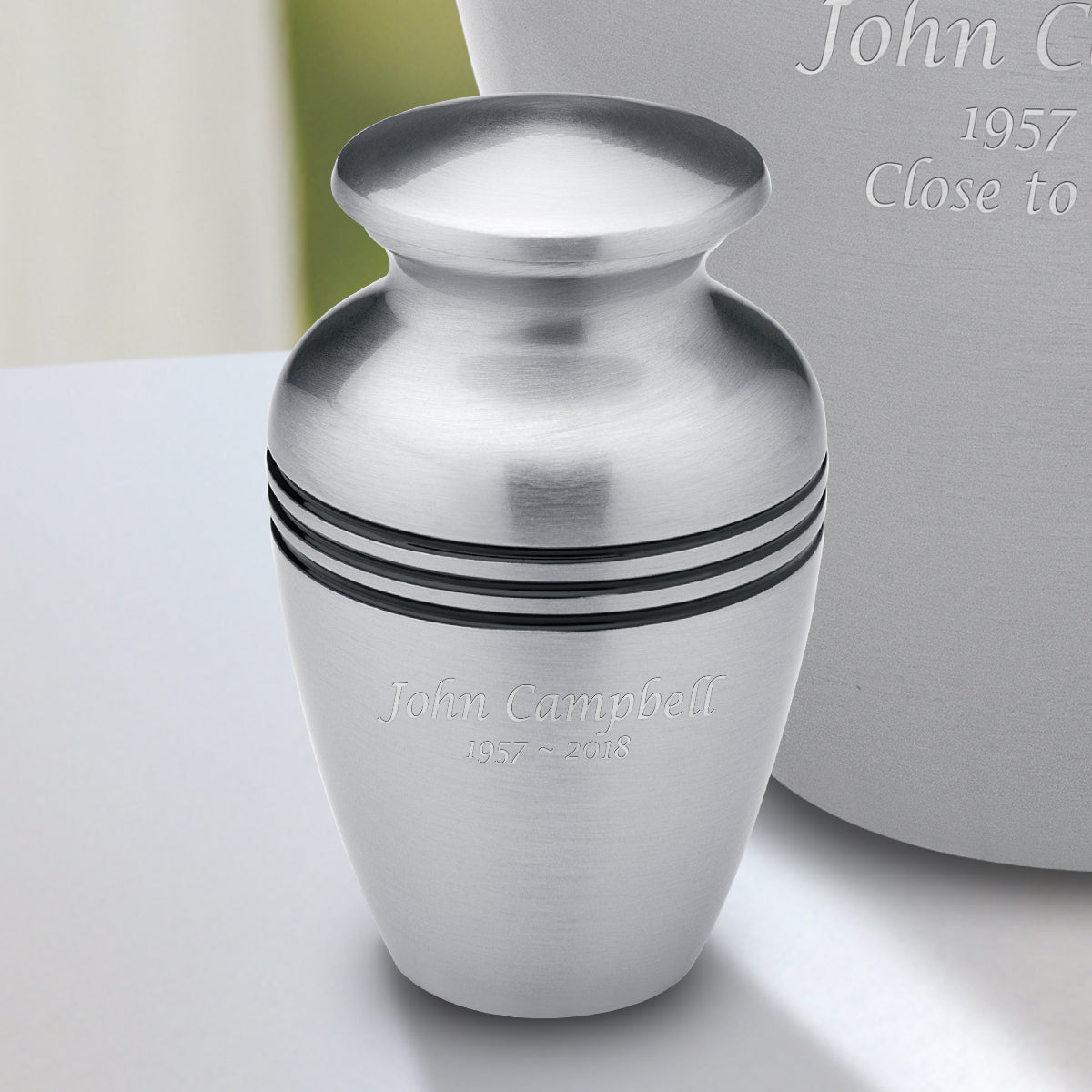 Keepsake Radiance Pewter Cremation Urn - COMFORT by LoveUrns