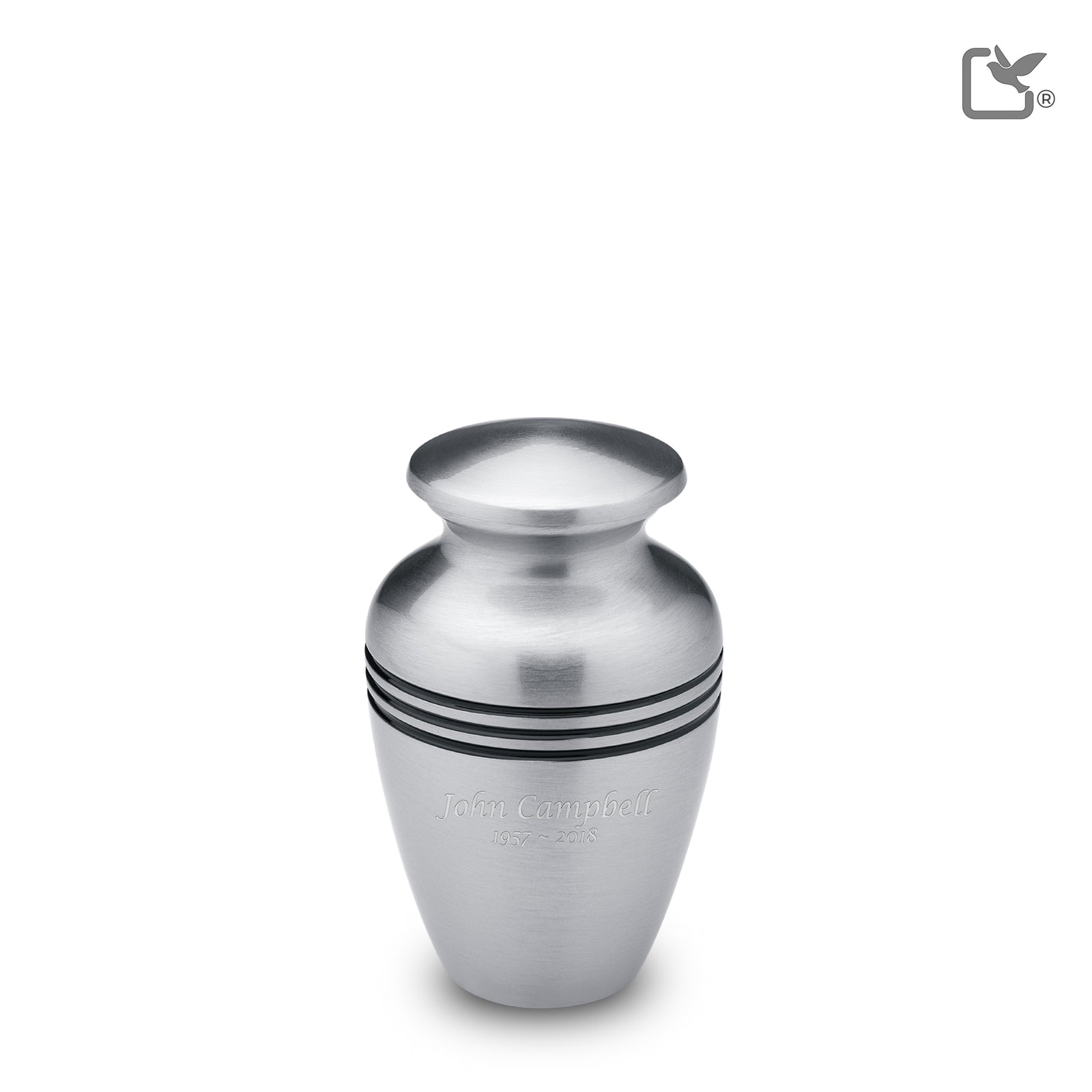 Keepsake Radiance Pewter Cremation Urn - COMFORT by LoveUrns