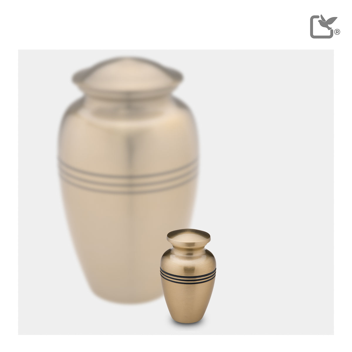 Keepsake Radiance Gold Cremation Urn - COMFORT by LoveUrns