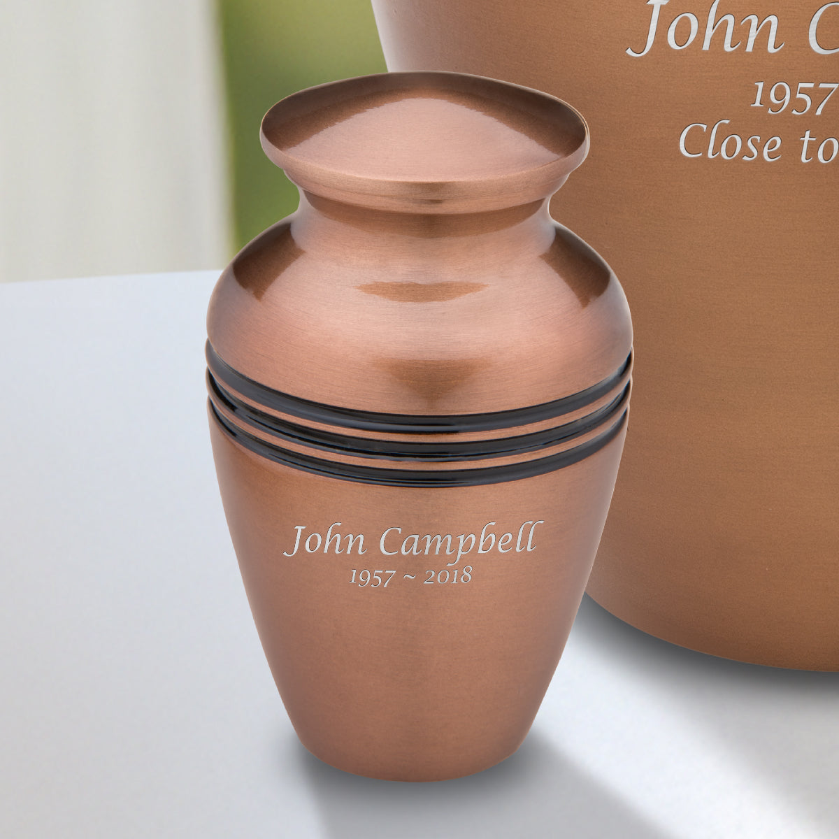 Keepsake Radiance Copper Cremation Urn - COMFORT by LoveUrns