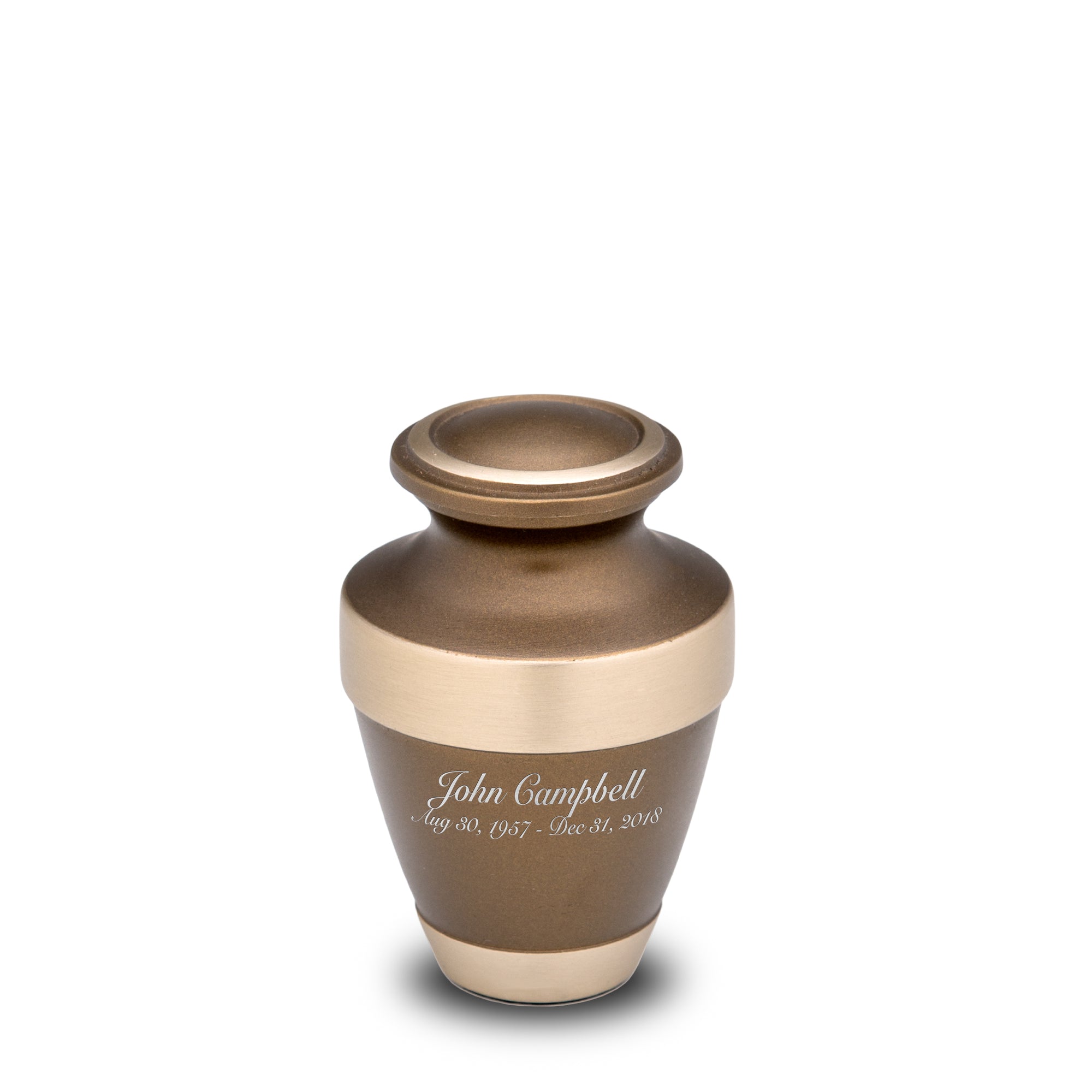 Espana Keepsake Urn Bronze & Brushed Gold