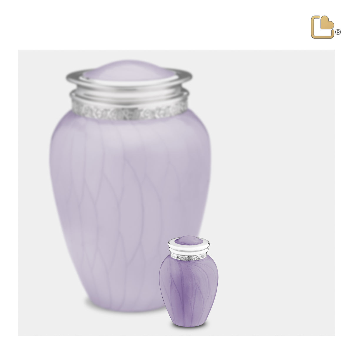 Keepsake Blessing Pearl Lavender Cremation Urn