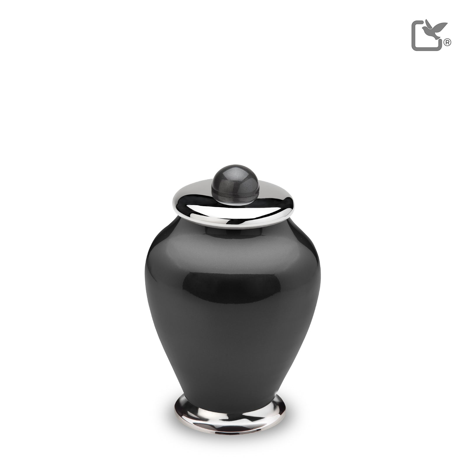 Keepsake Tall Simplicity Midnight Cremation Urn - COMFORT by LoveUrns