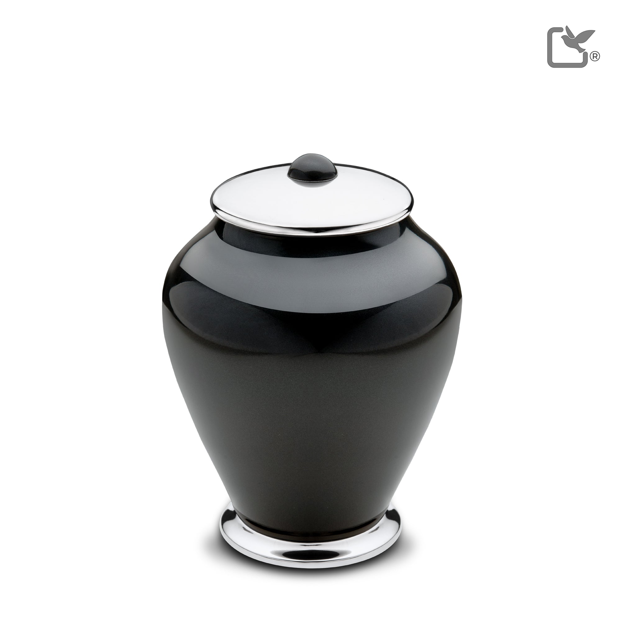 Medium Tall Simplicity Midnight Cremation Urn - COMFORT by LoveUrns