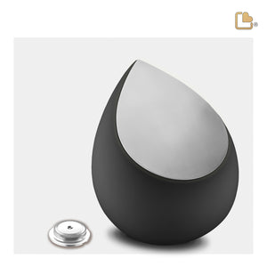 Drop™ Medium Urn Black & Brushed Pewter