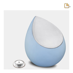 Drop™ Medium Urn Blue & Brushed Pewter