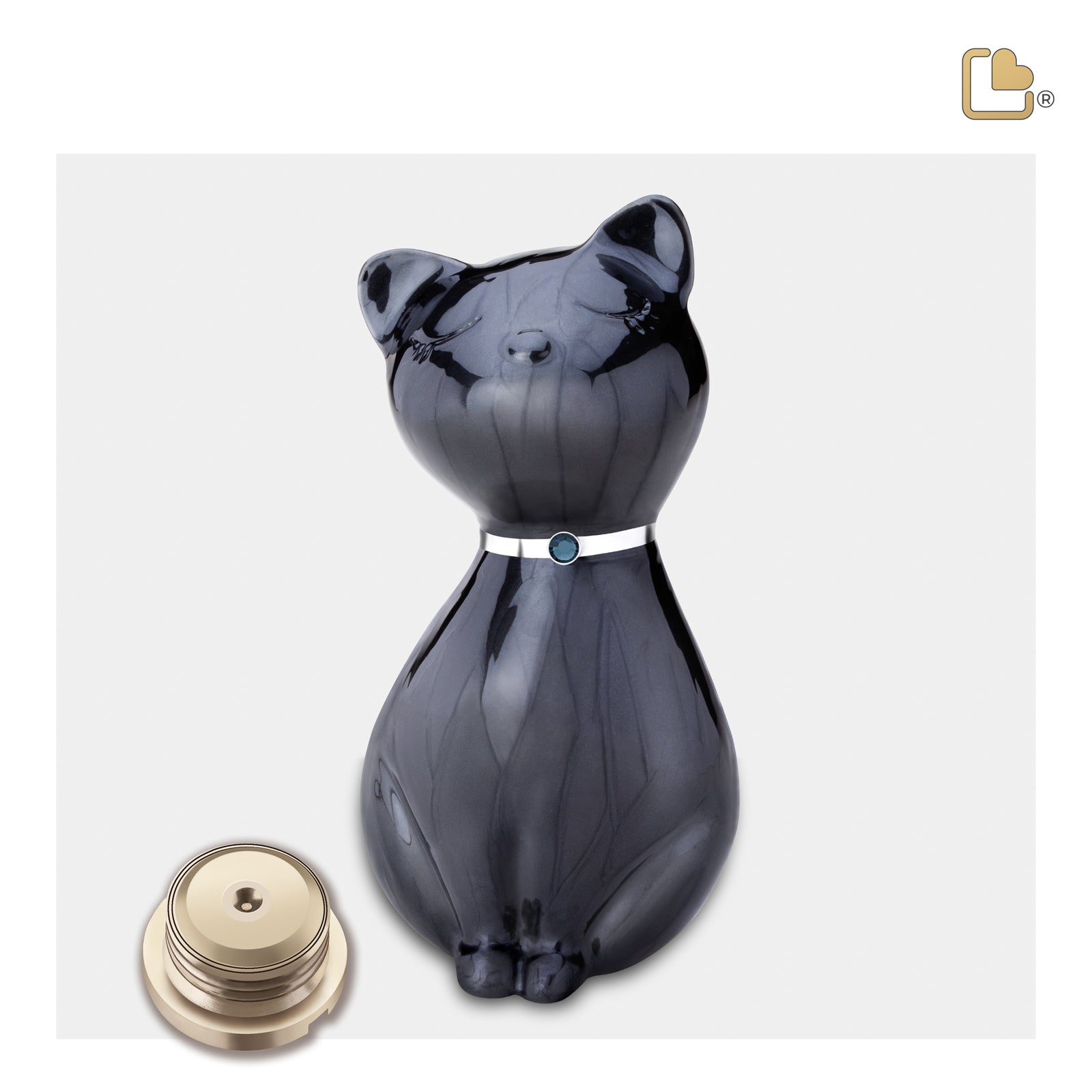 Princess Cat Midnight Pet Urn