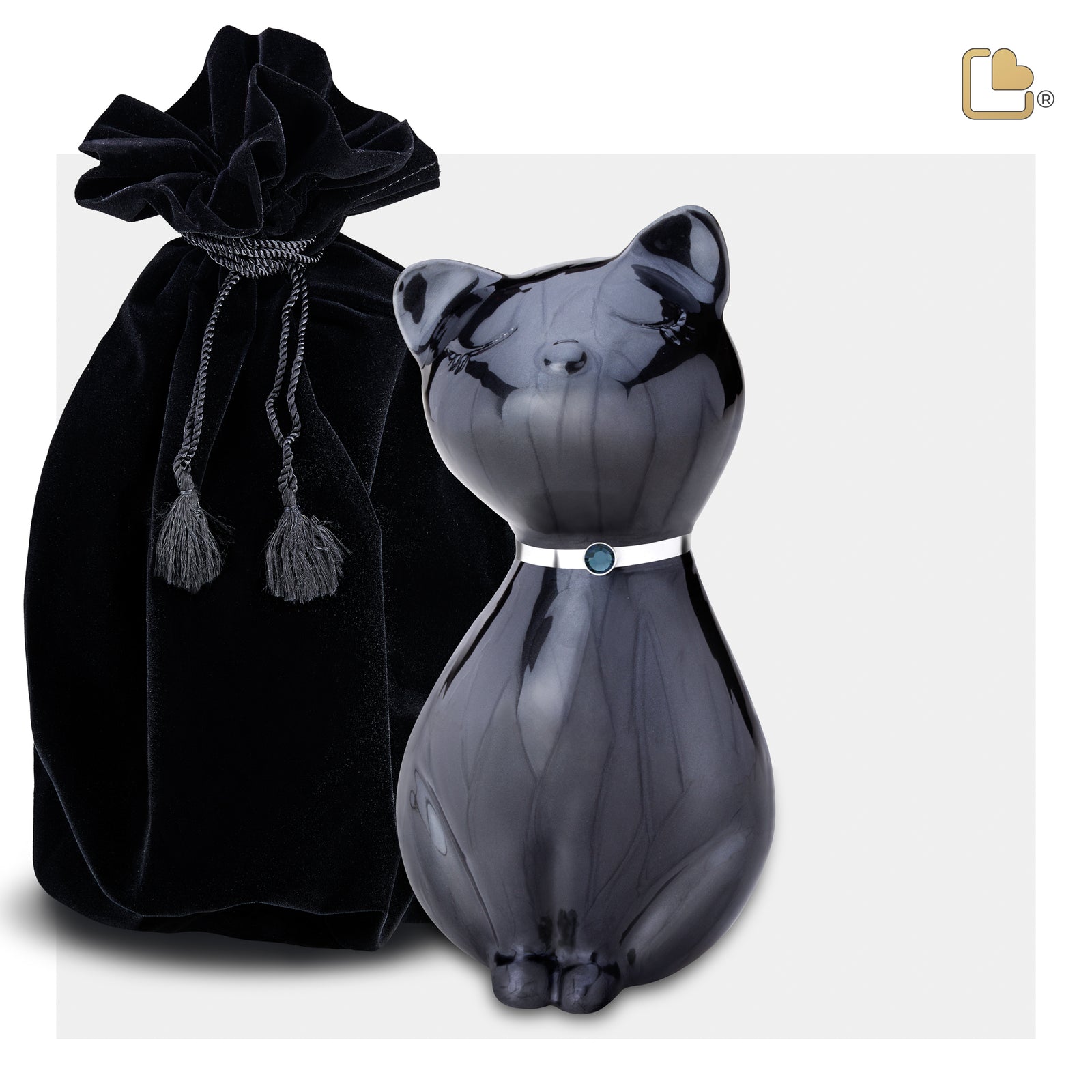 Princess Cat Midnight Pet Urn