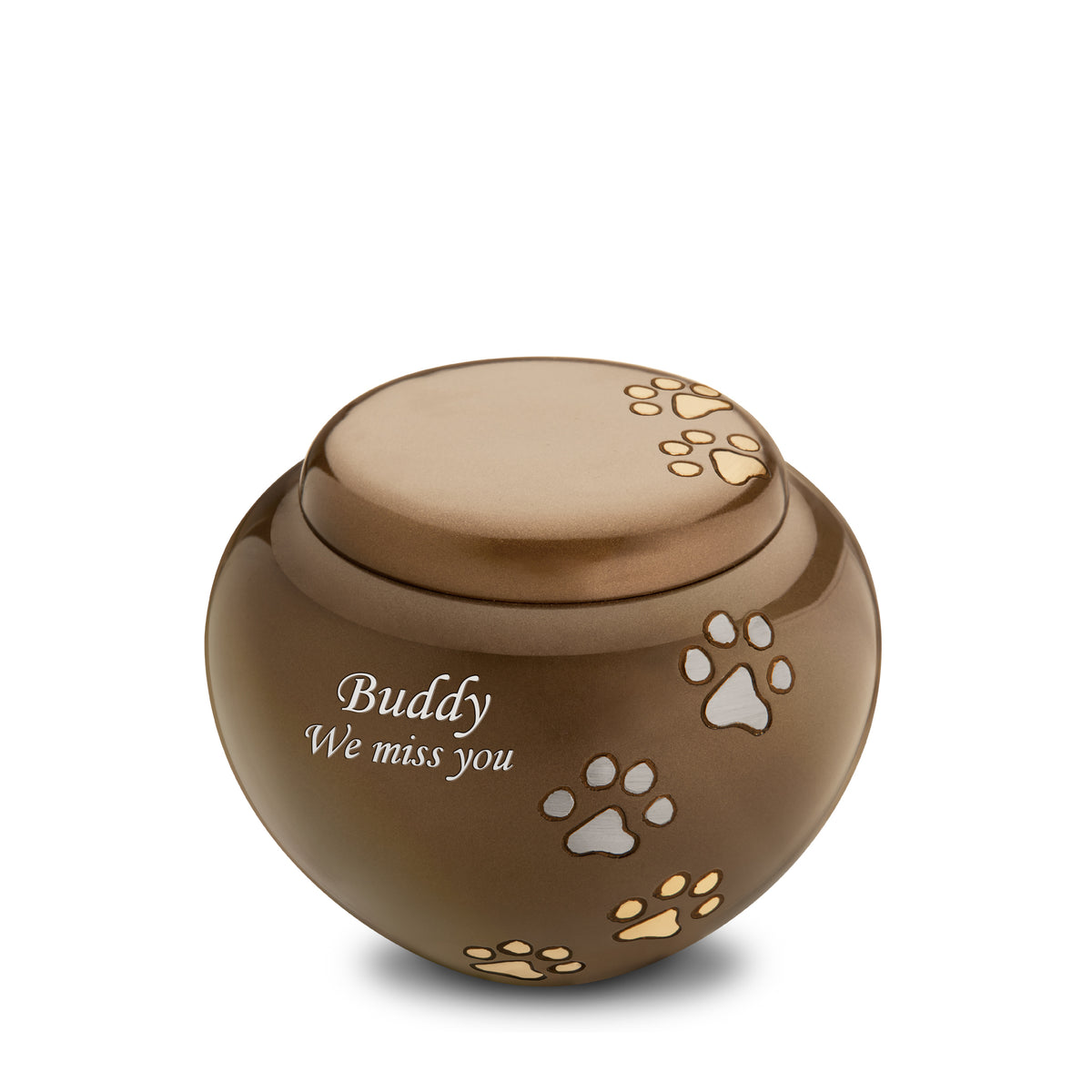 Bronze Cuddle Medium Pet Cremation Urn