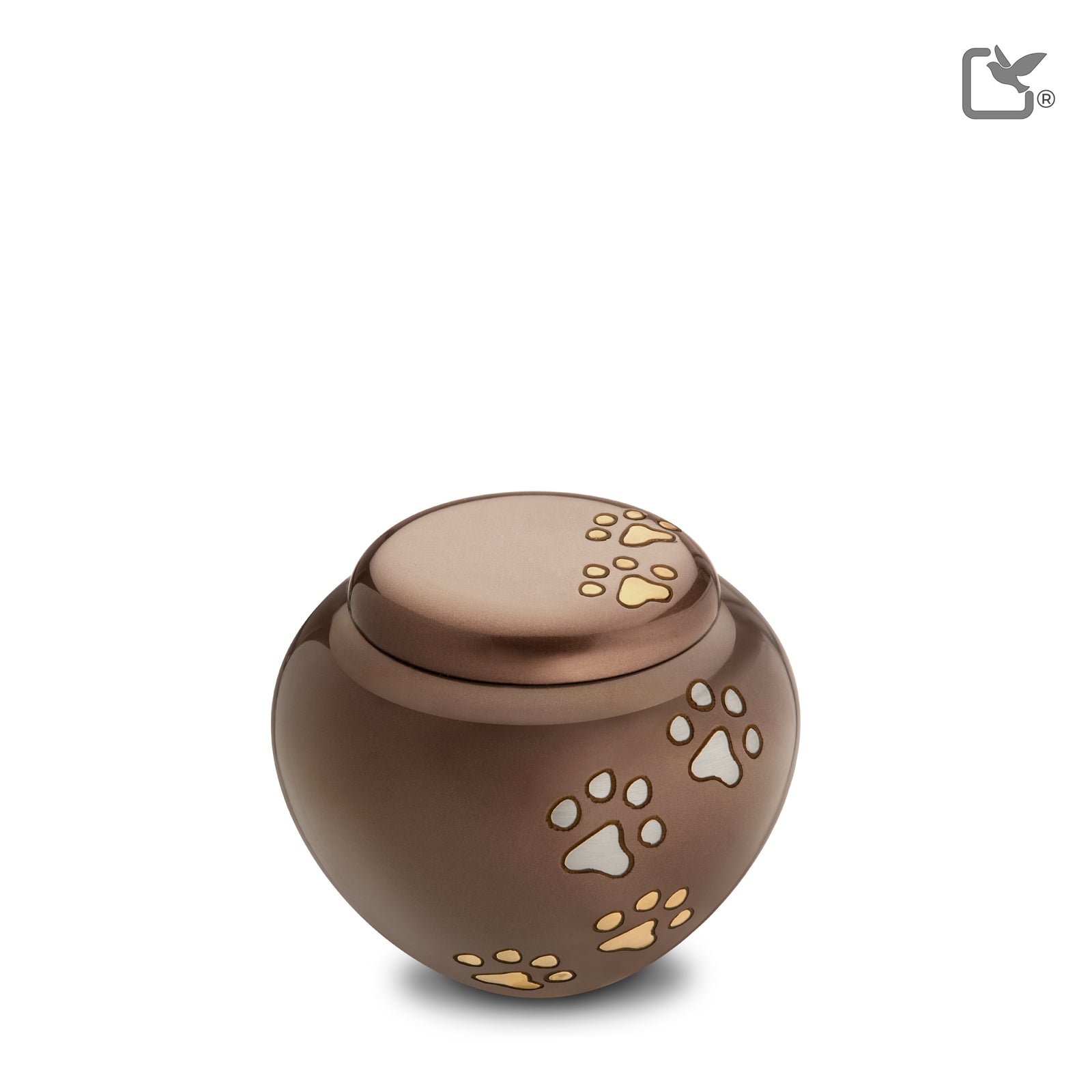 Bronze Cuddle Small Pet Cremation Urn