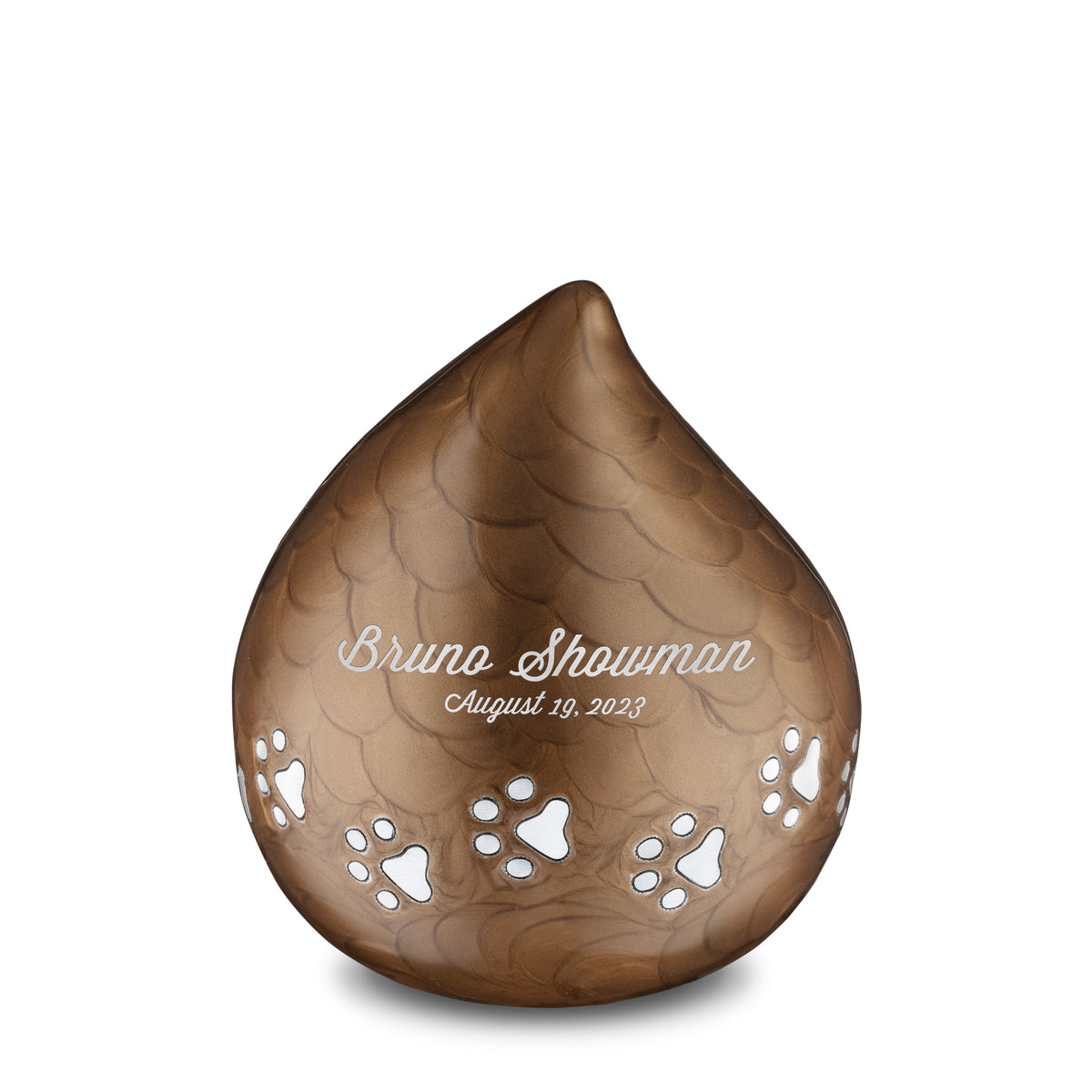 LoveDrop Bronze Pet Cremation Urn