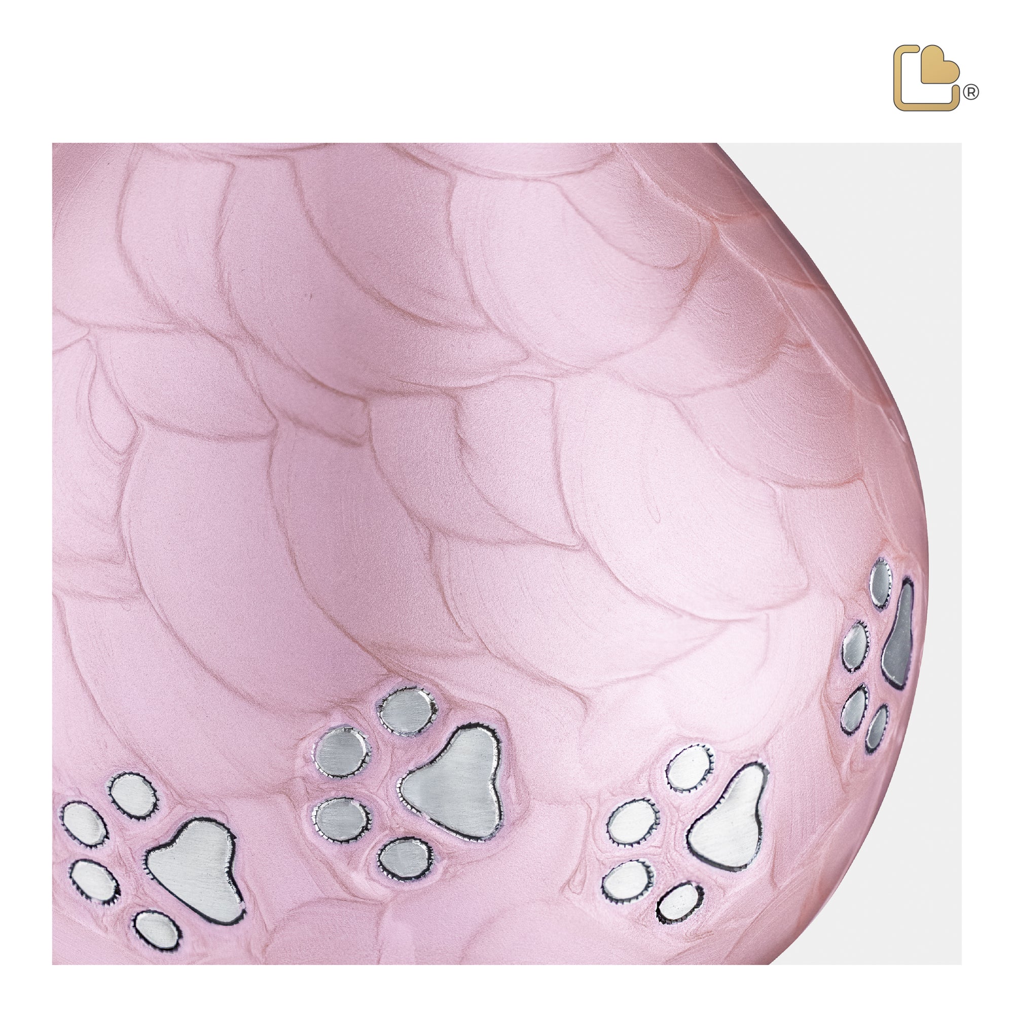 LoveDrop Pink Pet Cremation Urn