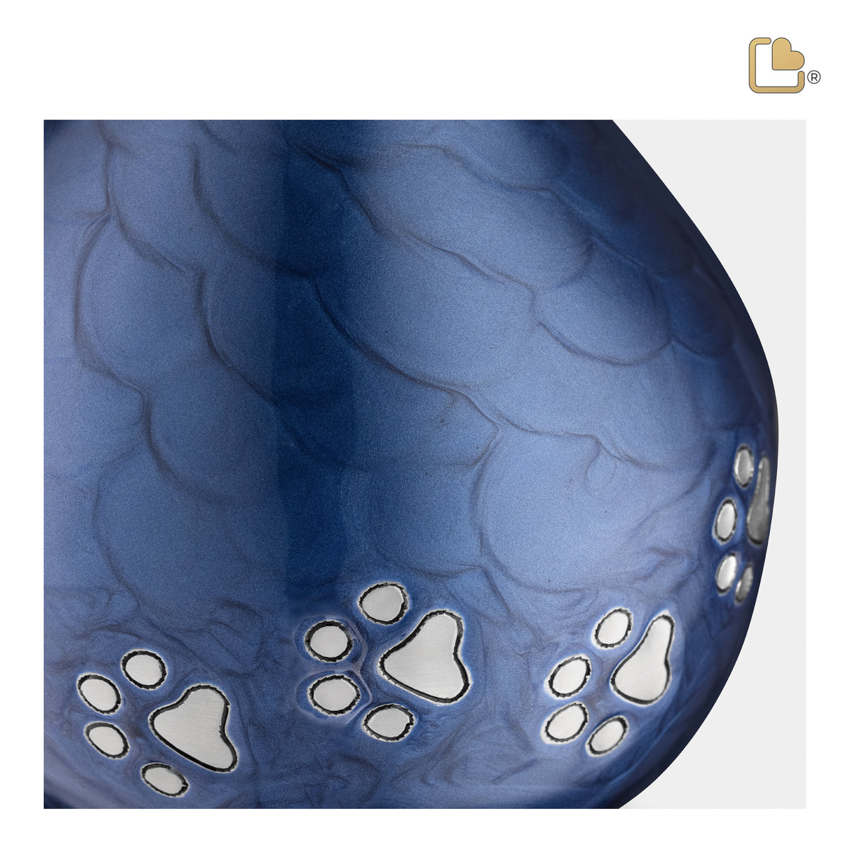 LoveDrop Blue Pet Cremation Urn