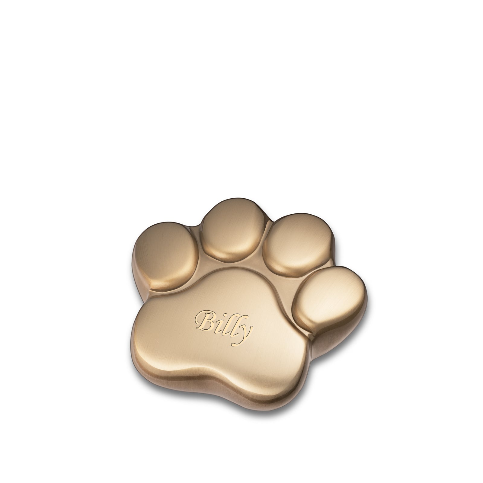 LovePaw Brushed Brass Keepsake Pet Cremation Urn