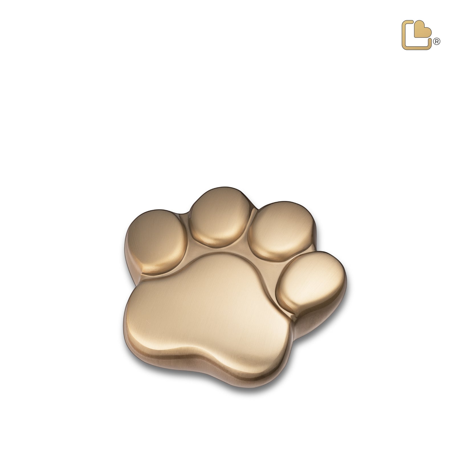 LovePaw Brushed Brass Keepsake Pet Cremation Urn