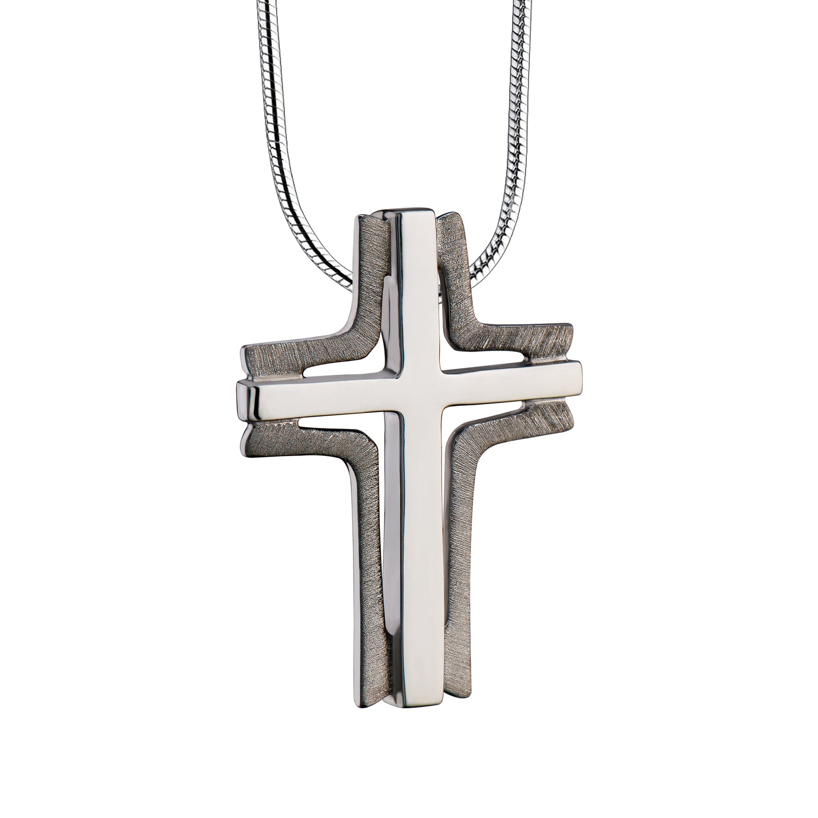 Cross Elegant Ashes Pendant Brushed Ruthenium