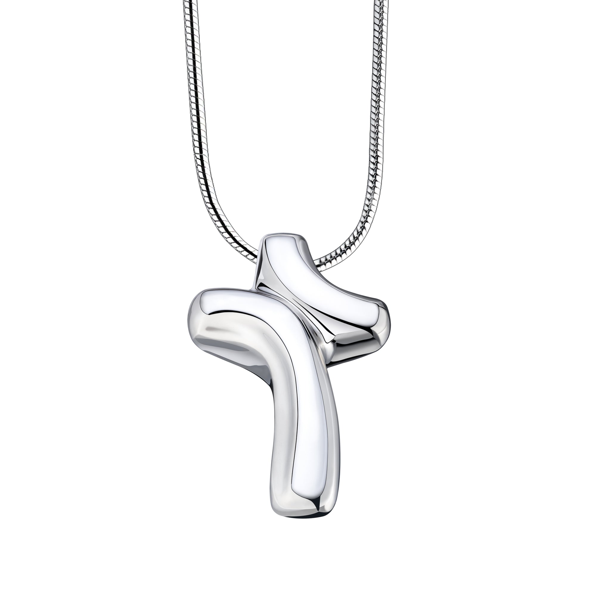 Comfort Cross Ashes Pendant Pol Silver