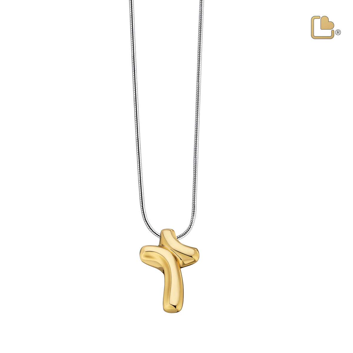 Comfort Cross Ashes Pendant Pol Gold