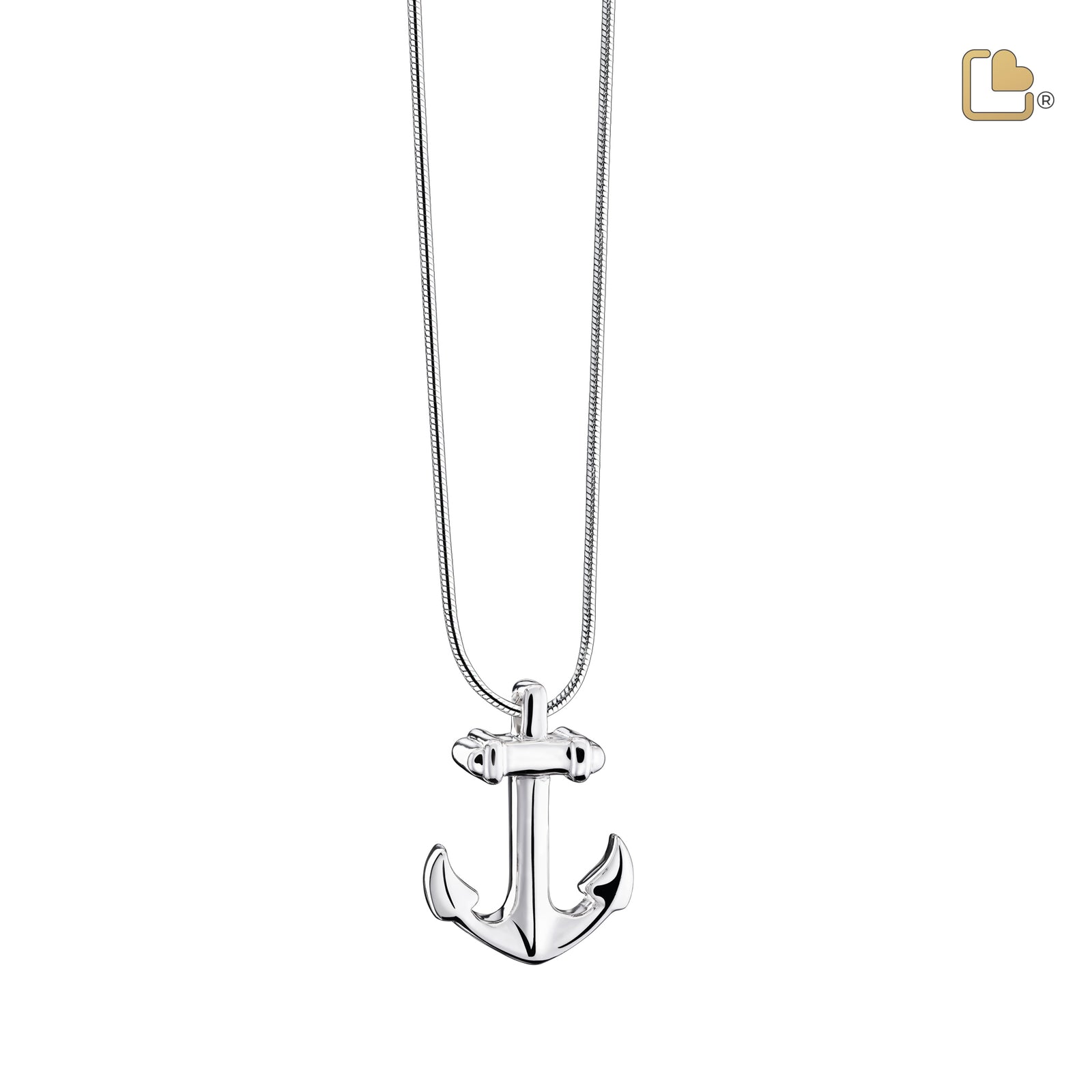 Anchor Sterling Silver Cremation Pendant  - COMFORT by LoveUrns
