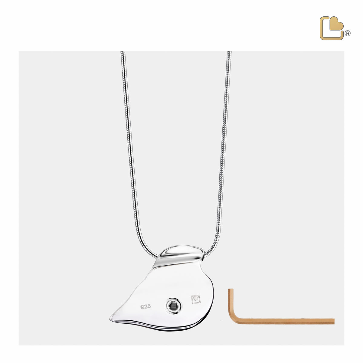 SoulBird Sterling Silver Cremation Pendant