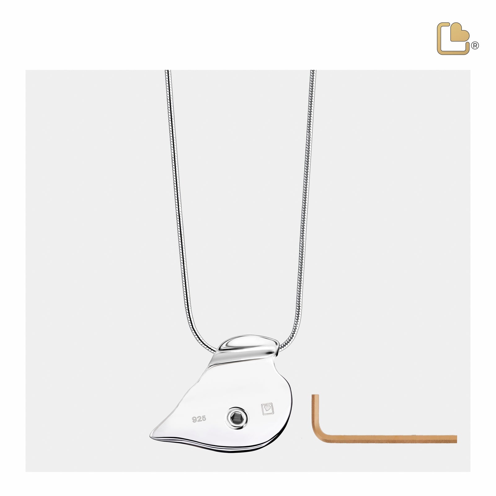 SoulBird Sterling Silver Cremation Pendant