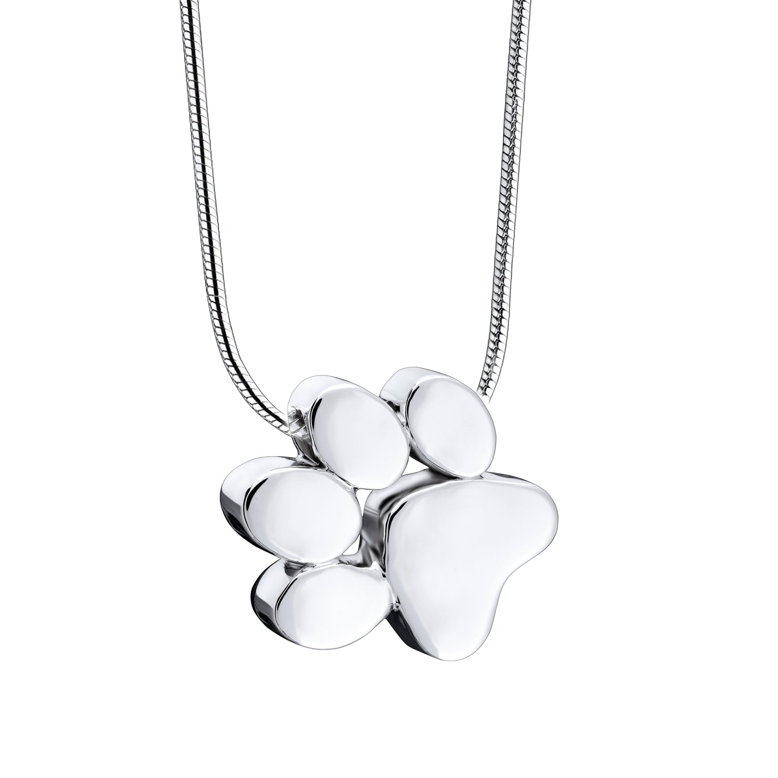 Paw Sterling Silver Cremation Pendant