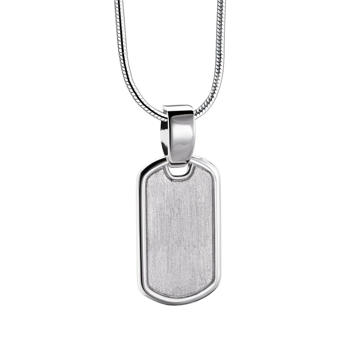 LoveTag Two Tone Sterling Silver Cremation Pendant