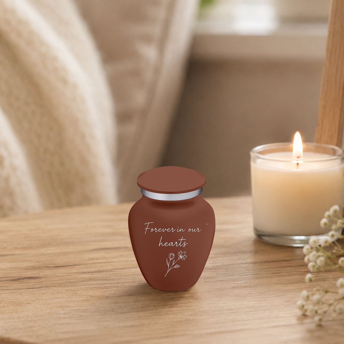 Keepsake Embrace Earth Handwritten Cremation Urn