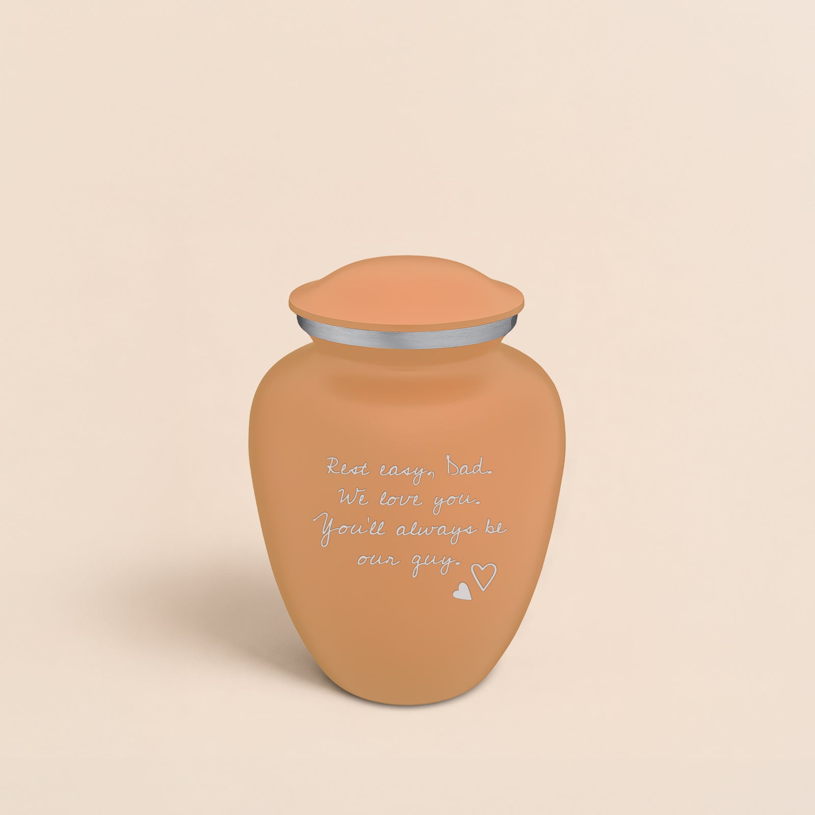 Medium Embrace Handwritten Memorial Cremation Urn