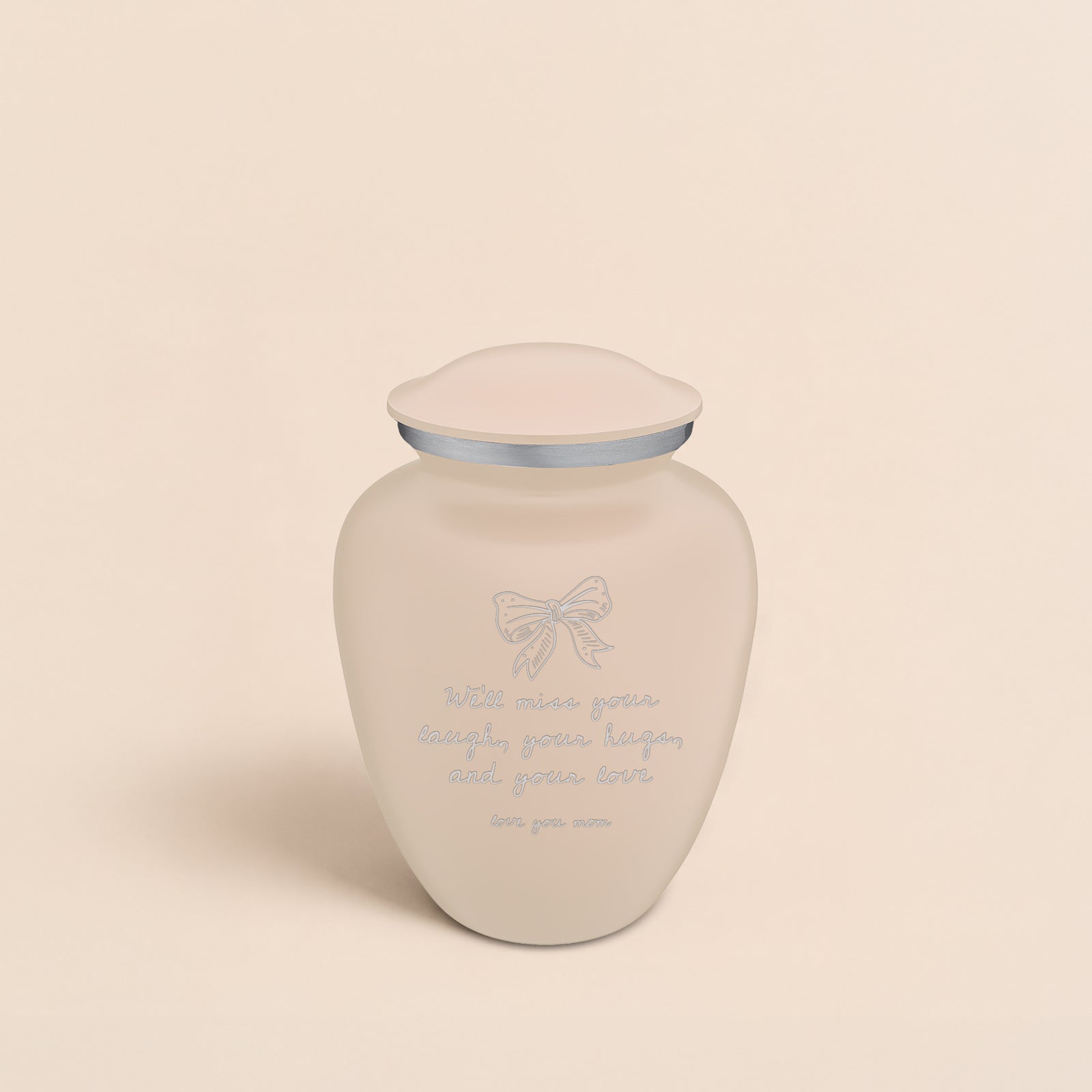 Medium Embrace Handwritten Memorial Cremation Urn
