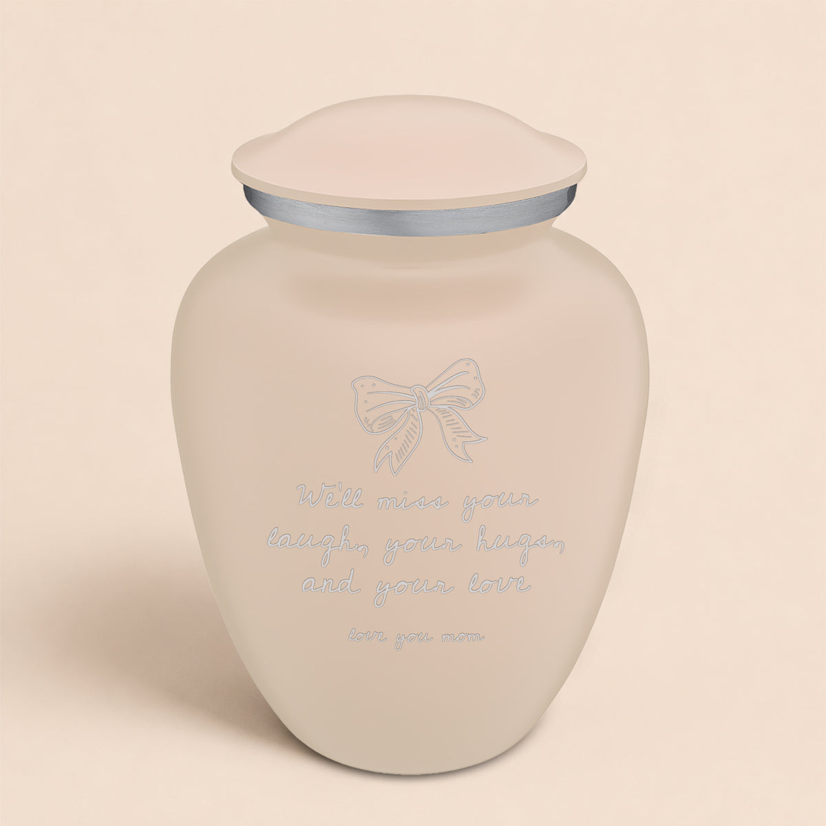 Adult Embrace Handwritten Memorial Cremation Urn