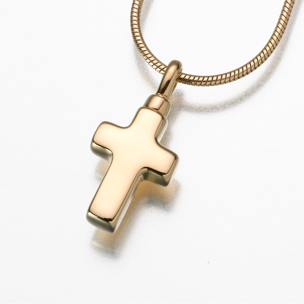 Small Gold  Vermeil Cross Pendant