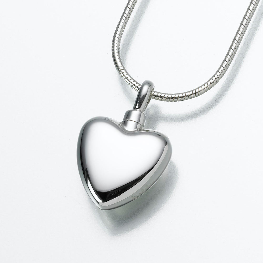 Small Sterling Silver Heart Pendant