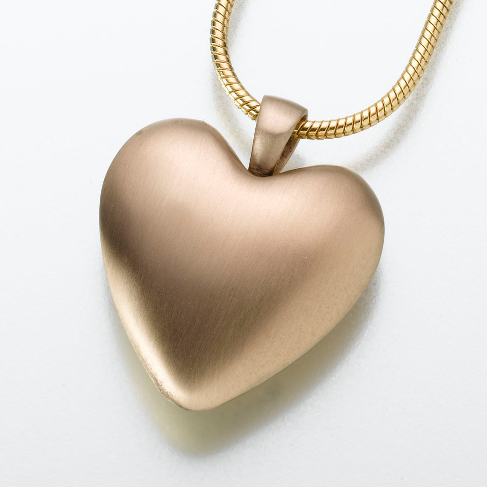 Bronze Heart Shaped Cremation Pendant