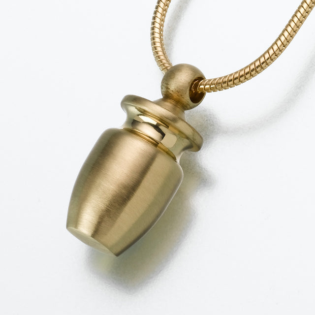 Small Brass Urn Pendant