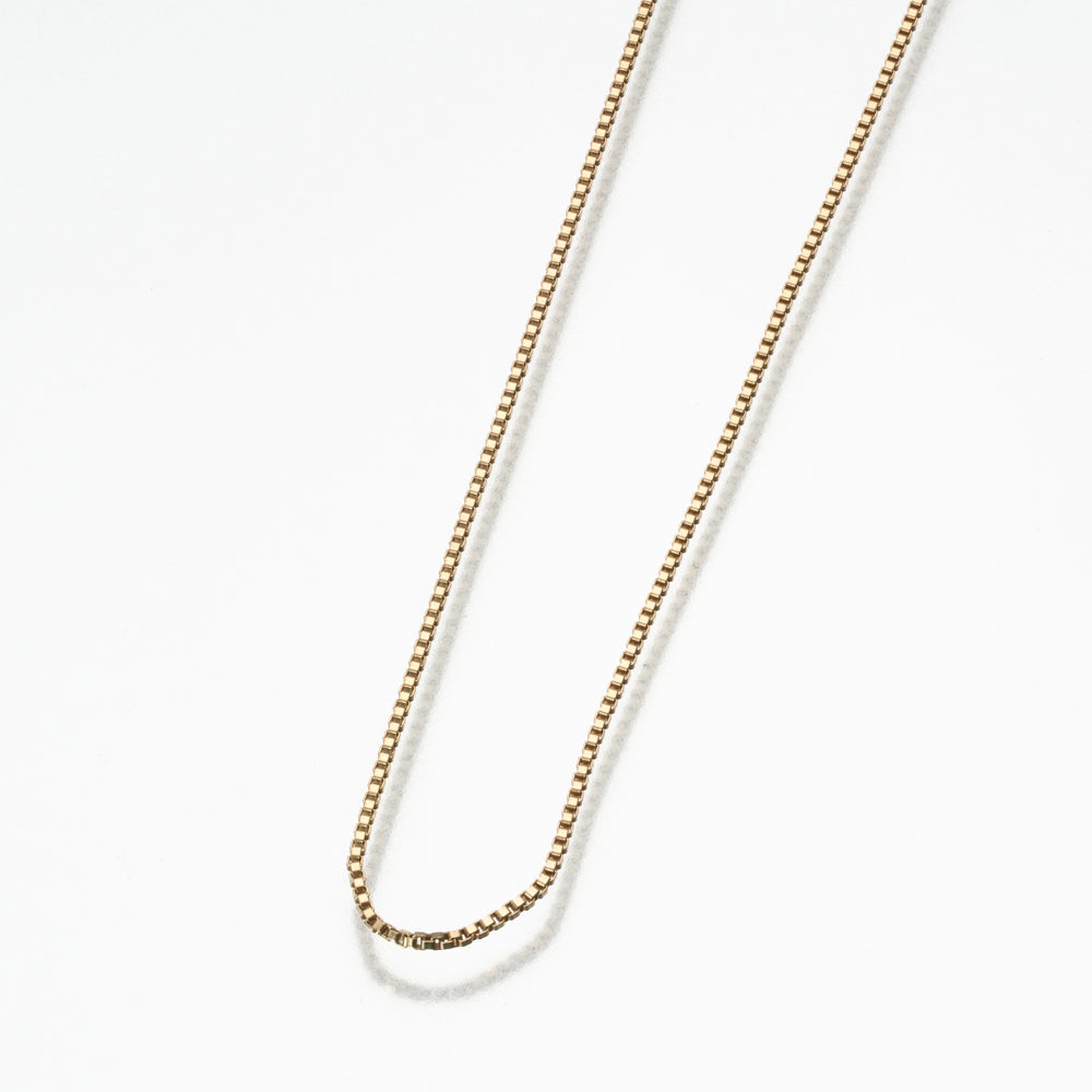 24 Inch Gold Filled Box Cremation Jewelry Necklace Chain