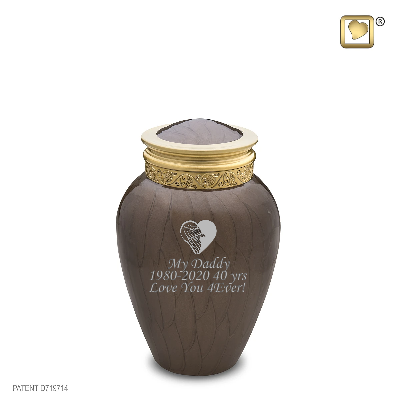 Medium Blessing Bronze Cremation Urn