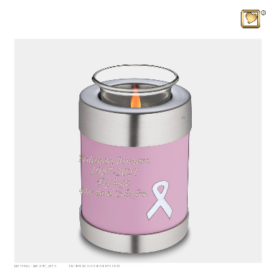 Tealight Awareness Pink