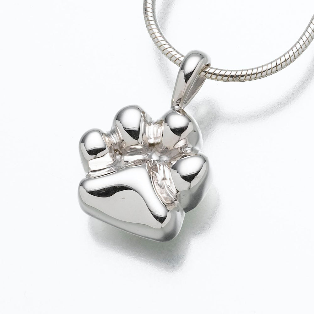 Buy Paw Print Necklace in Sterling Silver, Personalised With Pets Name,  TINY 8mm Pendant Online in India - Etsy