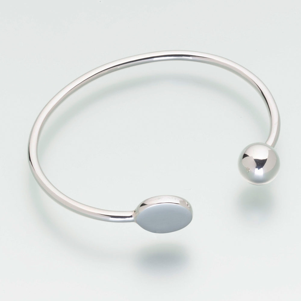 Sterling Silver Bangle Bracelet Cremation Jewelry