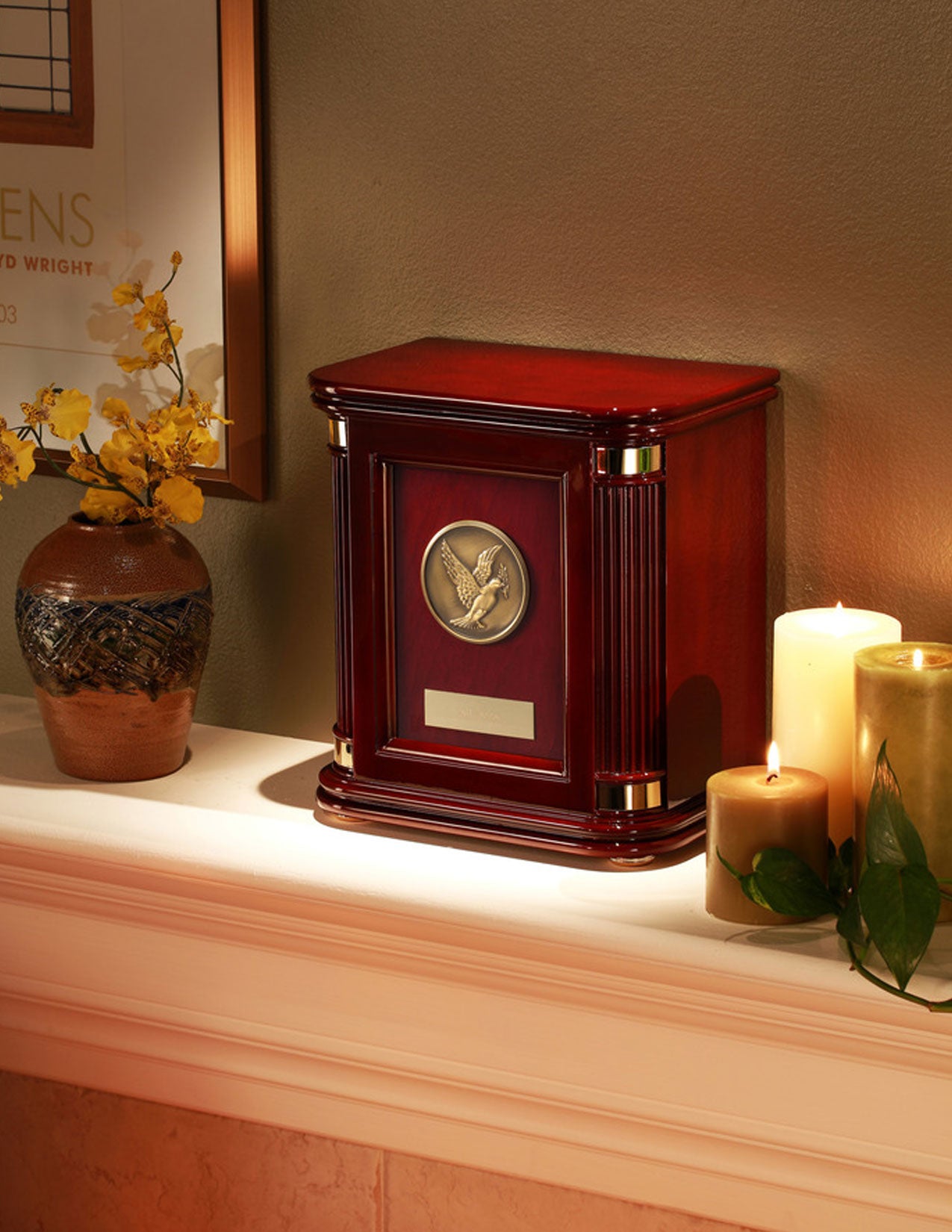Honor II - High Gloss Photo Rosewood Urn