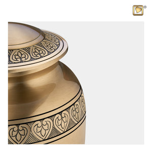 Adult Classic Gold Cremation Urn