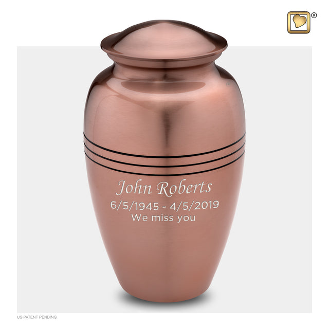 Adult Radiance Copper Cremation Urn