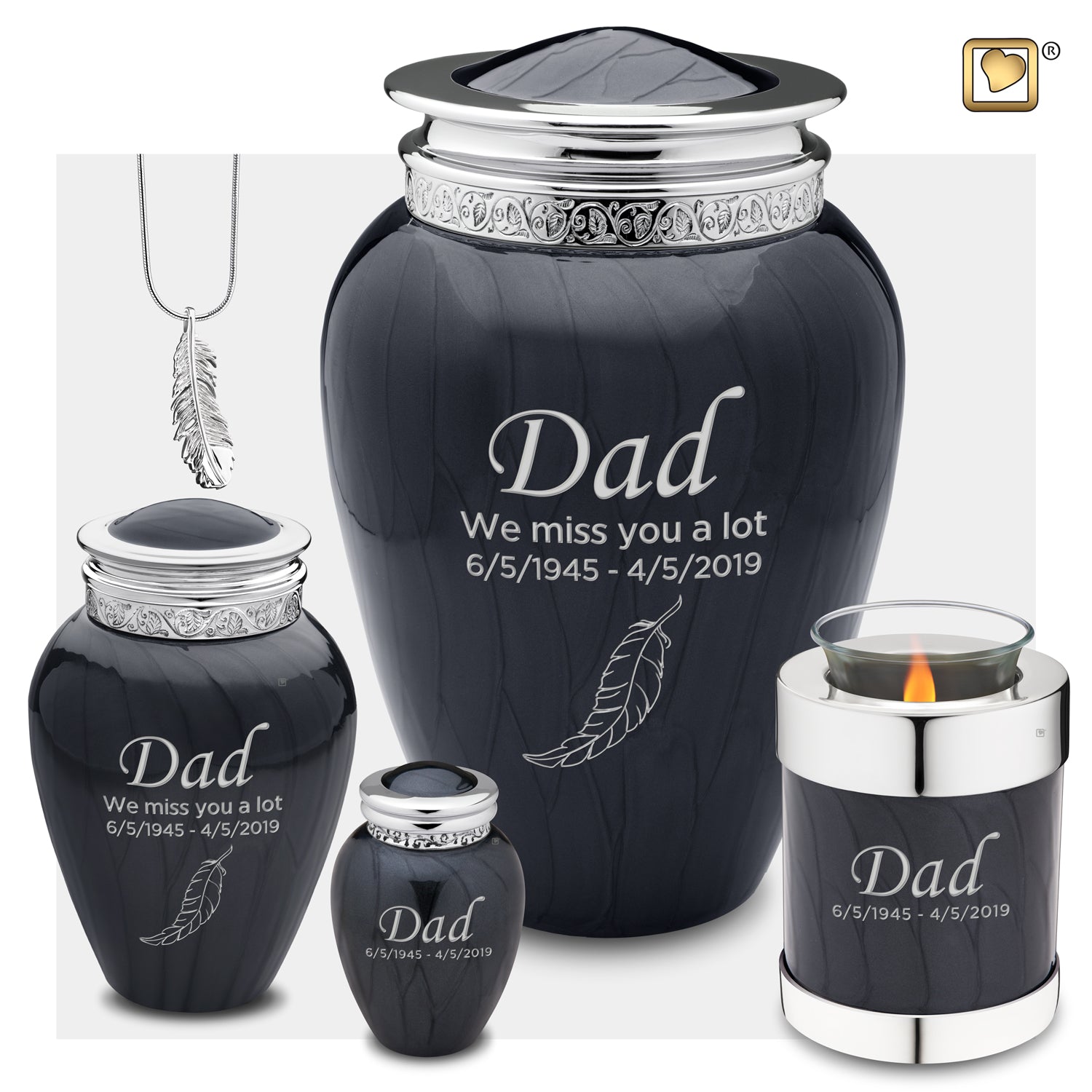 Keepsake Blessing Midnight Cremation Urn