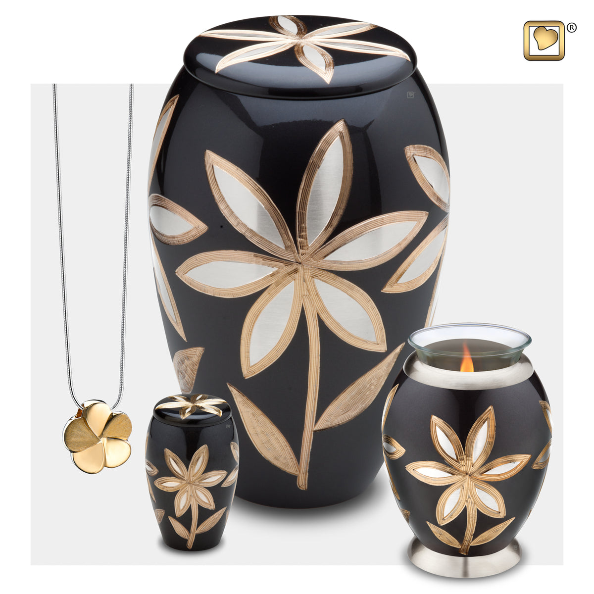 Keepsake Lilies Cremation Urn