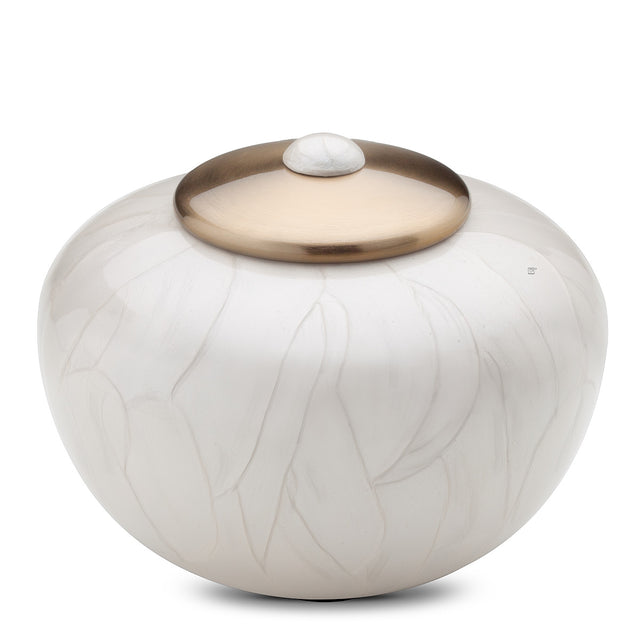 Adult Round Simplicity Pearl Cremation Urn
